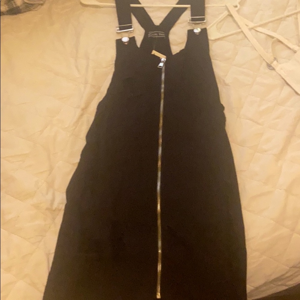 Black dress romper